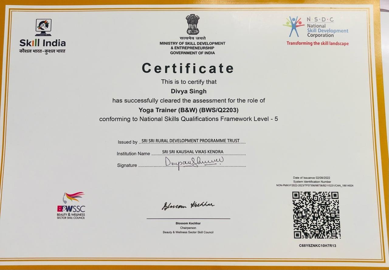 Level-5 certificate